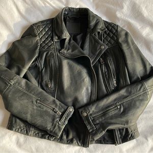 ALL SAINTS “Cargo” leather jacket, Size 8